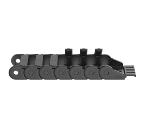 Low Vibration/noise High Dynamics E15 Series-EasyClip Mini Small Space Drag Chain Cable Carrier For Robots Linear Modules