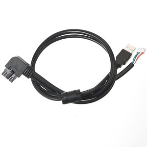 Customizable Harness PB MX3.0 Molded USB Cable, 24AWG/2C + 26AWG/1C For Data And Power Connections