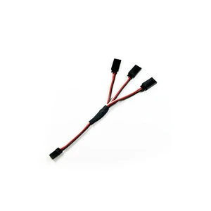 60-core Wire Large Current 3-way Servo Connector Splitter EXT3WY