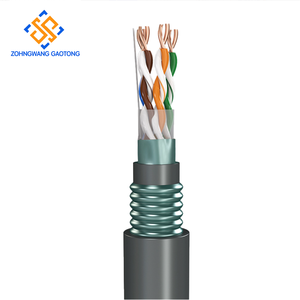 Cat5e SFTP Cable Double Shielded for Industrial Automation EMI Protection Double Shielded Ethernet Cable EMI Shielded Cat5e