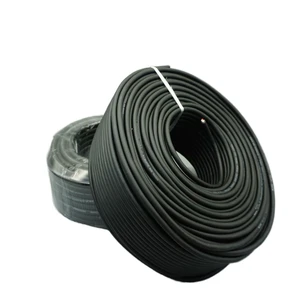 Xiniutou Black Copper Conductor Audio/Video Speaker Cable 2*1.0mm 50-100m Soft PVC Jacket Coil Packaging for Professional Stage