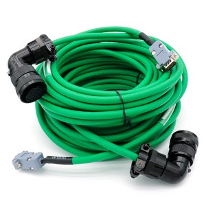 Servo Motor Encoder Cable Power Cable for MIGE Fuji Siemens Fanuc Mitsubishi Yaskawa Delta Motor