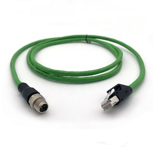 SVLEC Industrial Ethernet M12 X-Coded to RJ45 communication cable