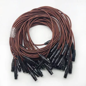 XLR Microphone Cable PVC Braid Professional Stage Light DVD Player Use Pure Copper Anti-Oxidation Male-Female Audio