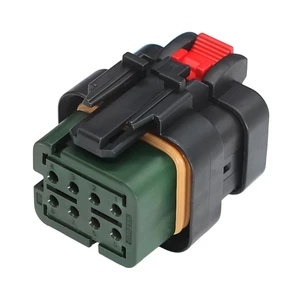776494-4 AMPSEAL16 8Pin Female IP66 Waterproof Injection Molded Black Nylon Connector For Automotive Wiring Harness