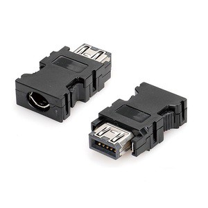 SCR SM-10P 10Pin Male Servo Encoder Connector Brass Contact ABS Housing 0.3A for Industrial Automation Servo Cable Assembly
