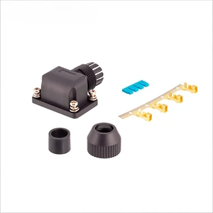 MR-J3 Servo Motor Connector 9 Pin Plug SM-2174053-1 Encoder Power Socket Set for Mitsubishi