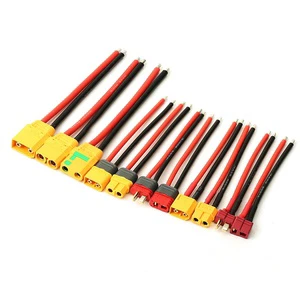 10CM 50CM RC Battery XT30 XT60 XT60H XT90 Deans T Plug Bullet Connector Extension Wire Cable Assembly