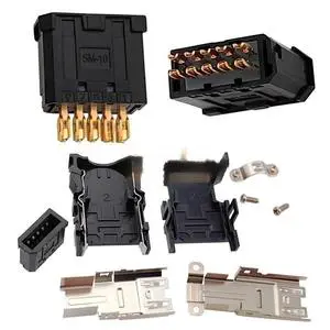 SM-10P IEEE 1394 10Pin Plug MR-JEJ3J4 Servo Drive CN2 10core Encoder Cable Connector for Pan-asonic Yaska-wa Siemens Mi-tsubishi