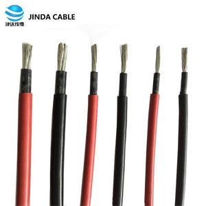 TUV H1Z2Z2-K Photovoltaic Cable Single 2Core Battery DC Solar Cable for Solar Panel 4mm 6mm