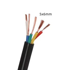 Professional Performance Audio 5-Core Speaker Power Wire HIFI Stage Speaker Cable 4x2.5mm2 OFC Copper Al Foil Shielded 100M