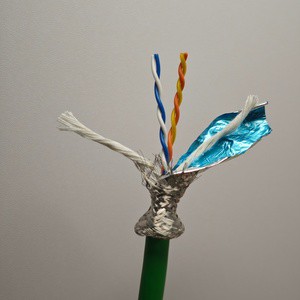High Temp 105℃ Industrial Ethernet Cable 220.2mm² 30V CE Marked