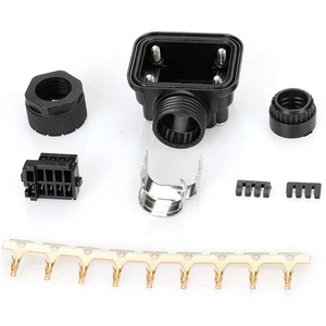J3/J4 9Pin Waterproof Encoder Connector IP67 Nylon Housing for Servo Motor Cable Assembly
