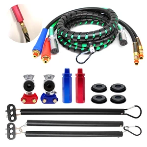 3 In 1 7 Core 12ft ABS Trailer Cable Air Line Hose Kit With 100% Pure Copper Conductor ETL For