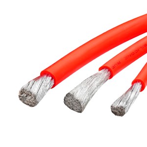 Soft Battery Cable 200C 600V 4/0 3/0 2/0 1/0 High Temperature Super Soft Silicone Wire for New Energy System