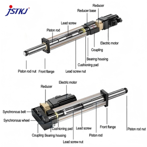 JST S3 Side Mounting Method Servo Electric Push Rod High-precision Positioning Linear Actuator 2.5KN Load 250mm/s Speed 160mm