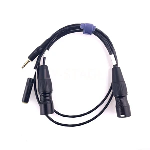 LTC Left & Right Channel Audio to XLR Cable: Achieving Efficient Audio Equipment Adaptation with Monitoring Headphone Function