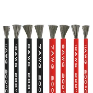 2AWG Stranded Tinned Copper Ultra-Soft Silicone Rubber Cable 35 Square High Temperature Resistant Automotive Power