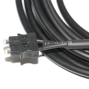 Reliable Mitsubishi AMP Fiber Optic Patch Cord MR-J3BUS Connector PMMA Core OD6.0mm Outer Diameter