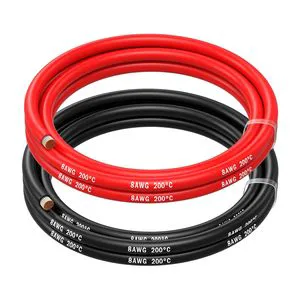 12AWG Battery Wire Red and Black Silicone Wire 1650 Strands Tinned Copper Wire for RC Airplanes Trucks Cars Battery Clip Cables