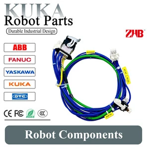 Kuka Industrial Robot Connecting Cable 00-166-361 Durable Shielded Wire for X19 Teach Plug A1-X42 Robot System Connecting Cable