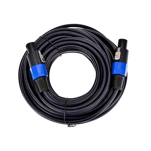 OFC 2 Core 2.5mm Audio Loudspeaker Cable Wire Stage Speaker Speakon Cable 4 Pin Speakon to Speakon Male Plug