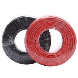 Factory Wholesale ROHS Reasonable Price Black Red 1500v Solar Pv Dc Cable Wire 16mm DC Solar PV Cable