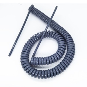 OEM Factory 2 3 4 5 6 7 8 Core PVC PUR Spring Wire Coiled Spiral Cable