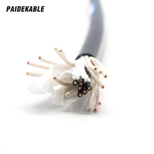 PAIDE Custom Multi-Conductor Control Cable for Industrial Automation Robotics 6x0.5mm +14x0.3mm Stranded Bare Copper PVC