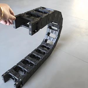 Yodel 25x57 Cadena Portacables Enclosed Bridge Type Cable Carrier Flexible Plastic Cable Drag Chain For Impresor 3d Cnc