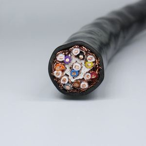 Factory-direct KVVRP-30/37*1.0mm² copper-core PVC-insulated braided-shielded control cable flexible instrumentation cable