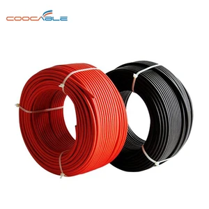High Quality 4mm2/6mm2 10mm2 Solar Cable Customized DC Cable With TUV PV Wire for Solar Panel
