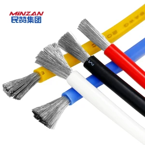 MINZAN High Temperature 3074 Ultra-flexible Resistance 16AWG Red Black Silicone Cable Silicone Wire for Lithium Battery