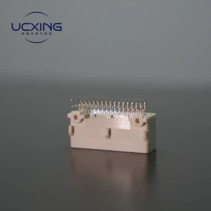 WX 110D CONNECTOR 32P 90 12V DC 2.5A Copper Alloy Contact Rectangle Shape Male Adapter with SPS/PBT Housing for Servo Motor