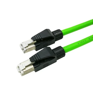 Industry Drag Chain S/FTP AWG26 PVC RJ45 Ethernet Cable Industrial Applications High Flexibility cat 6 Ethernet Cable