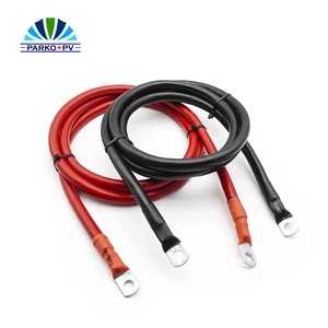 Solar Battery Cable 1x25mm 1x35mm Oxygen Free Tinned Copper PVC Insulated Jacket Photovoltaic Power Connection Wire