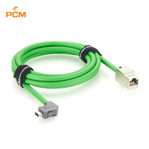 Right Angle IX Industrial CAT6a Ethernet Cable A Key to CAT6A RJ45 Keystone Cable SFTP TPU Outdoor for Automation Hybrid Network