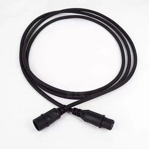 DMX512 Signal Cable 1m Aluminum Rubber Three-core Cannon Connectors for Stage Lighting Console & Speaker Amplifier