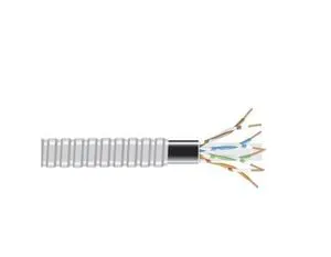 Industrial Grade Armoured CAT 6 LAN Cable with PE + PVC Jacket for High-Speed Networking