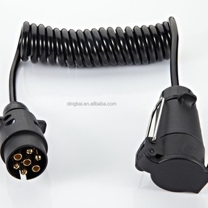 7 Pin Automobile Spiral Cables for Truck Trailer Electrical Spring Cable