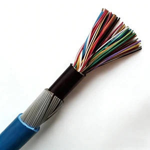 Control Cable KVVP KVV32 4-37 Cores 0.5-2.5mm² Copper Core PVC Shielded for Industrial Automation, GB/CE Certified