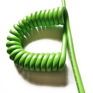Three-phase 16A 5*2.5mm+0.75mm 5m 6m 8m 10m EV Spring Cable Charging Pile Spiral Cable Spiral Power Cable