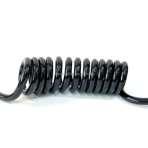Braided 9 Core Spiral Coiled Grounding Wire Cable for Camera