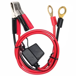 18 AWG Battery Cable Jumper Booster Cable With alligator Clamp Fuse Holder Cable Harness