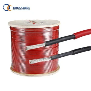 Leader Pv Tuv Xlpe EN 50618 Solar Panel Wire Dc Photovoltaic Power Battery Heat Cable H1Z2Z2-K Supplier 6mm2 1000v Manufacturer