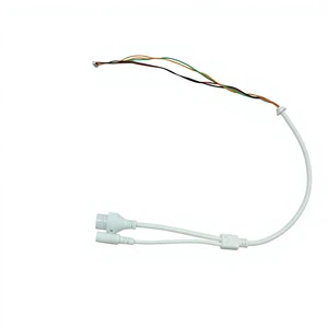 High Quality PVC Insulated Aluminum Jacket Tinned Copper Conductor 10PIN IPC Cable Simple Design 350mm Wiring Harness for CCTV