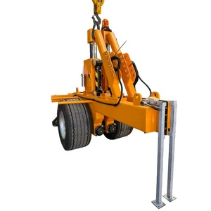 Hydraulic 10 TONS Winch Cable Drum Trailer Cable Reel Carrier Automatic Operation for Power Fiber Optic Cable Installation CE