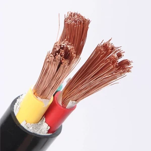 RVV Flexible Cable Copper Conductor PVC Insulated & Sheathed 2/3/4/5 Core Electrical Wire for Automation Machinery