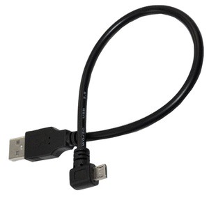 0.5M Micro USB AM To USB 2.0 OTG Data Cable With Braided Shielding For Camera And Computer Use