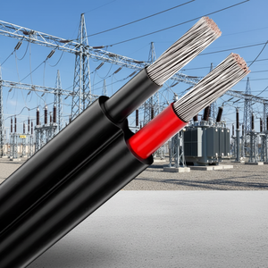 Solar Cable 4mm² 1500V Tinned Copper PV Wire XLPE XLPO Insulated Red Black Electrical Cable for Solar Panel